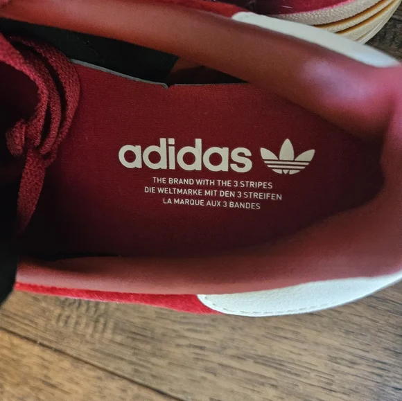 adidas gazelle silver green womens Adidas Gazelle Bold beige and red knit sneakers
